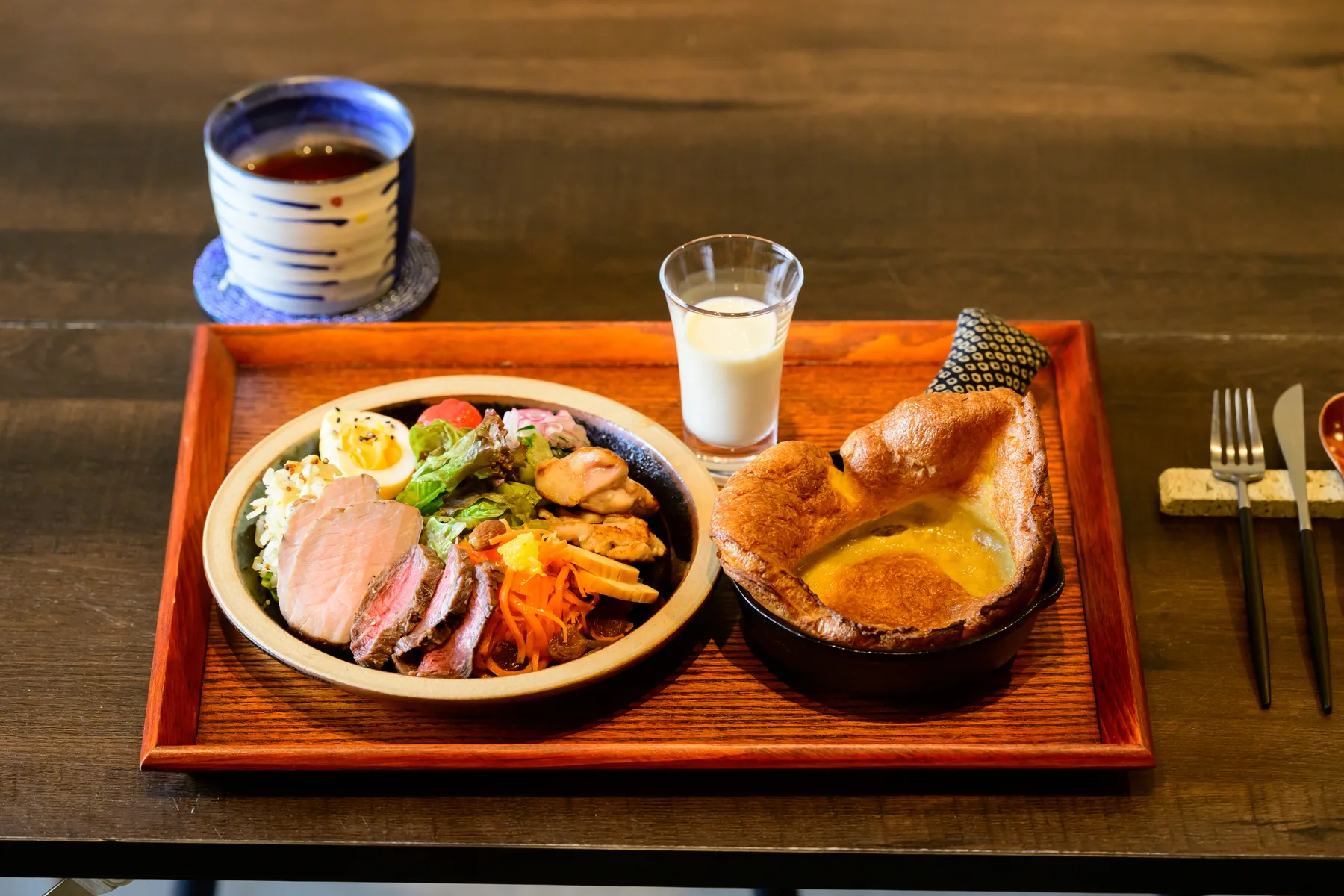 季節の食材を使ったDANMOMEのランチ